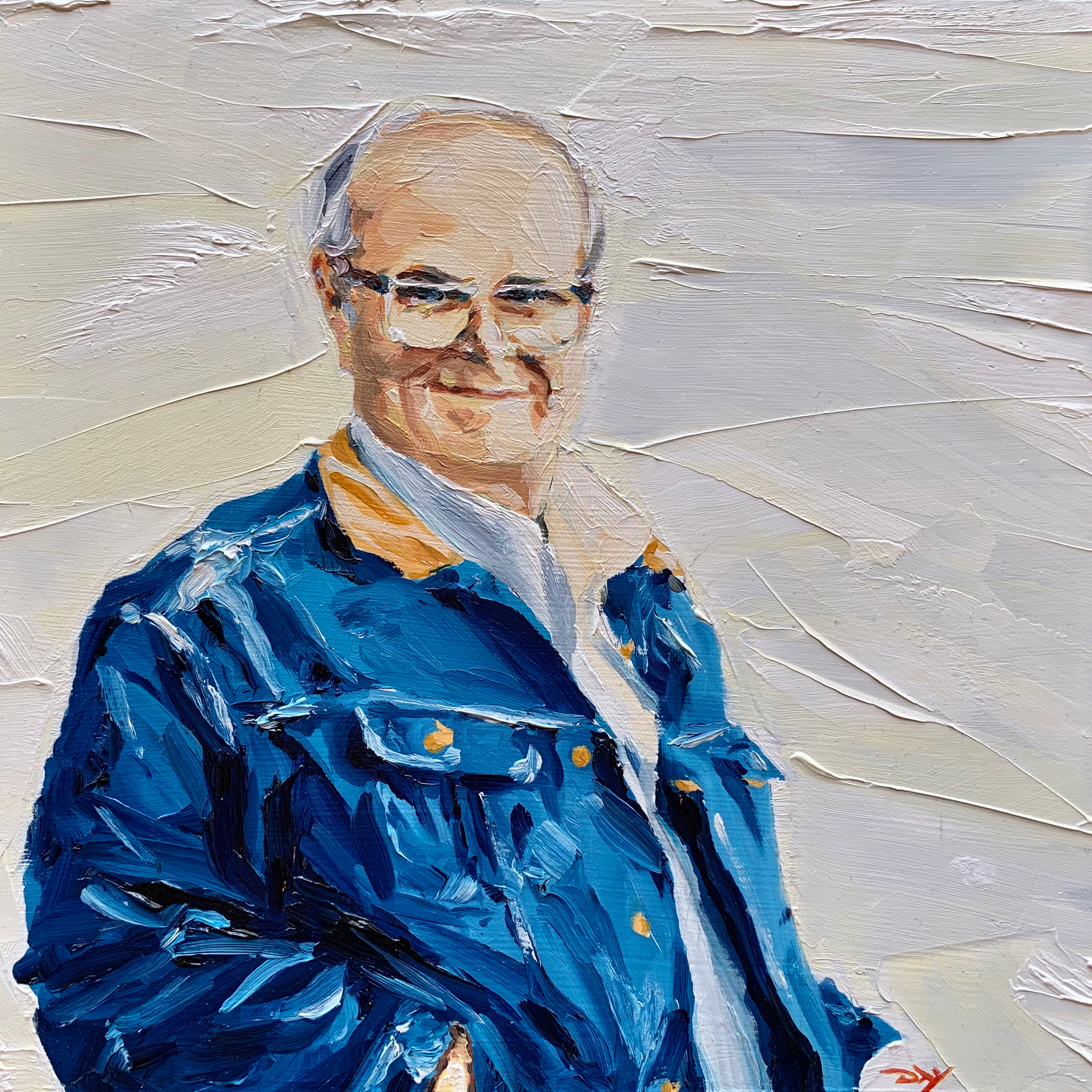 Grandpa Dahn - 8x8 Oil