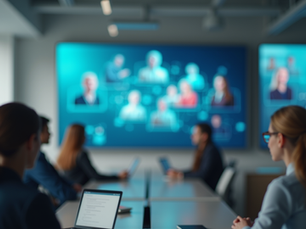 Revolutionizing Corporate Presentations with Interactive Displays