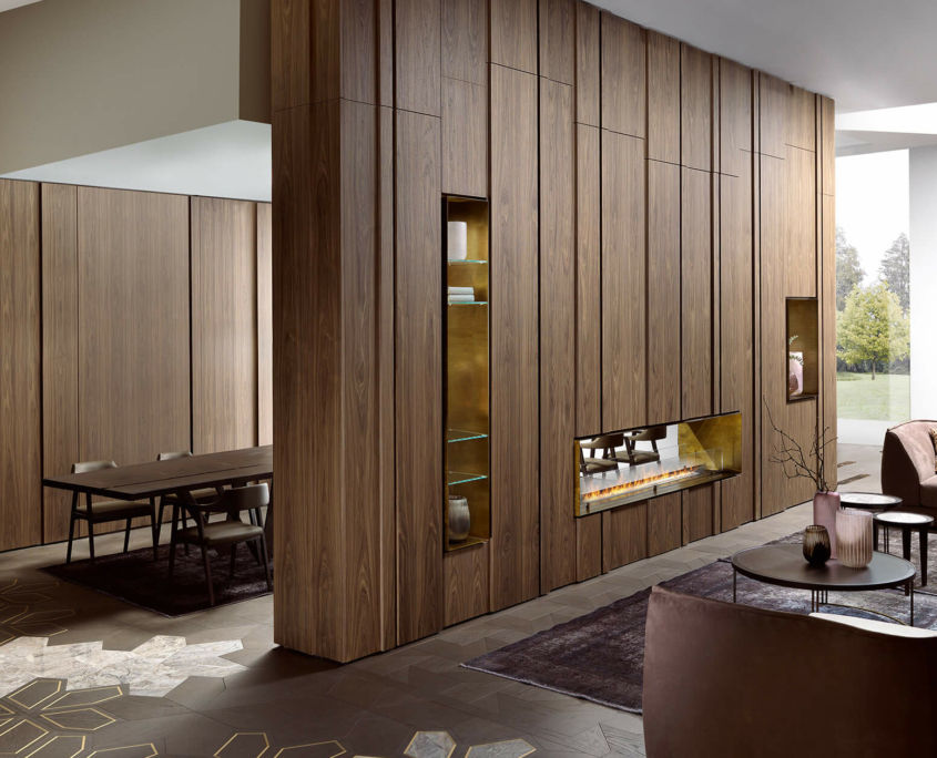 Partition Wall and Storage