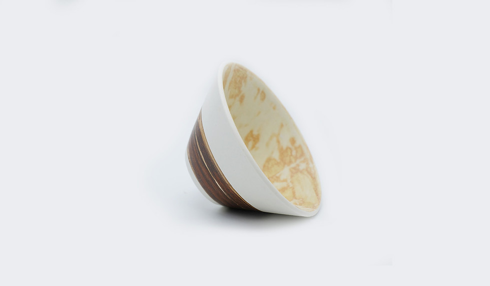 Thumbnail: 筆觸白磁碗 Artistic Porcelain Bowl