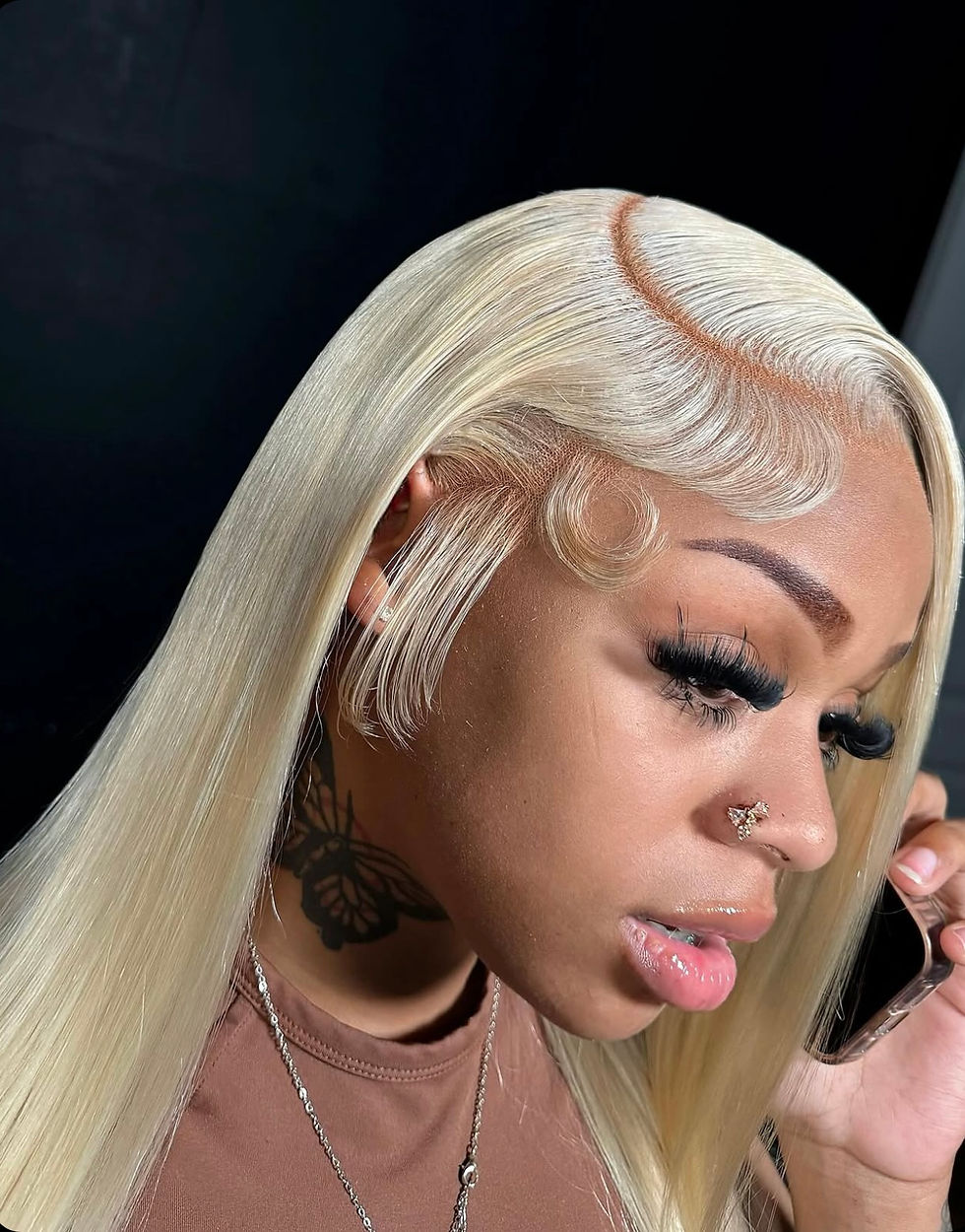 Thumbnail: 24 Inch 613 13x6 Lace Front Wig Human Hair Blonde Lace Wig