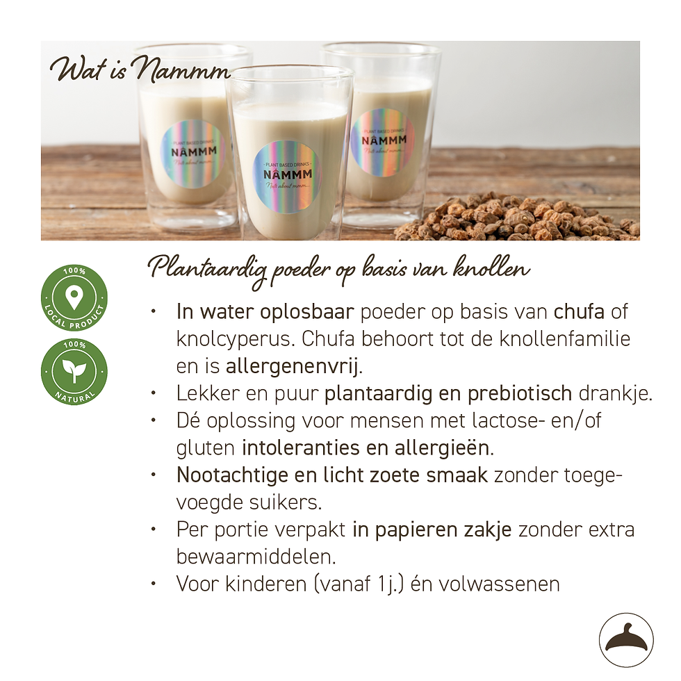 Thumbnail: 25 zakjes NAMMM CHUFA NATUUR  in doos