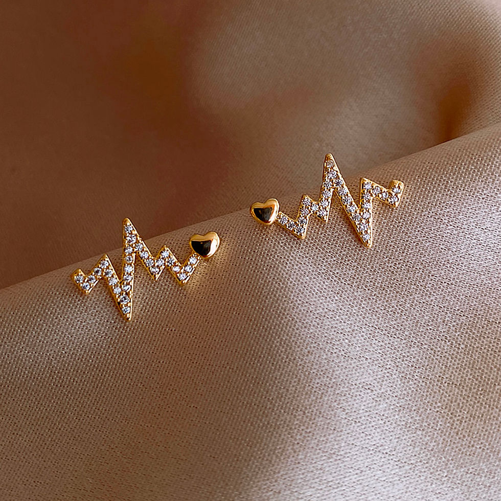 Miniatura: Aretes onda electro