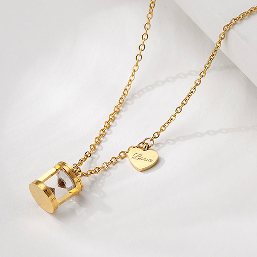 Miniatura: Collar reloj de arena