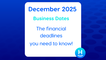 December 2025 Business Calendar: Key Dates and Tips for Australian Small Business Owners