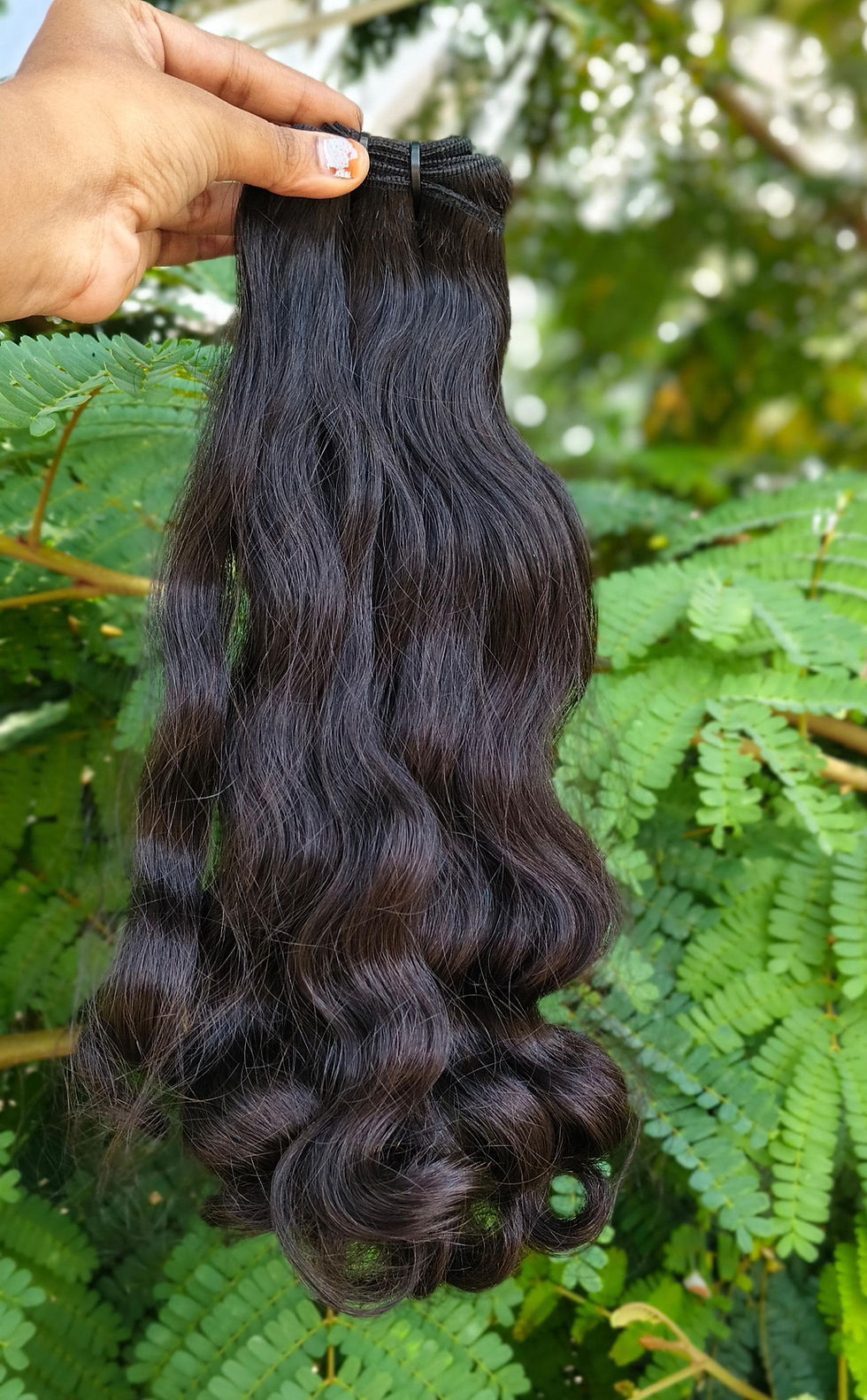 Thumbnail: DOUBLE DRAWN WEFT HAIR