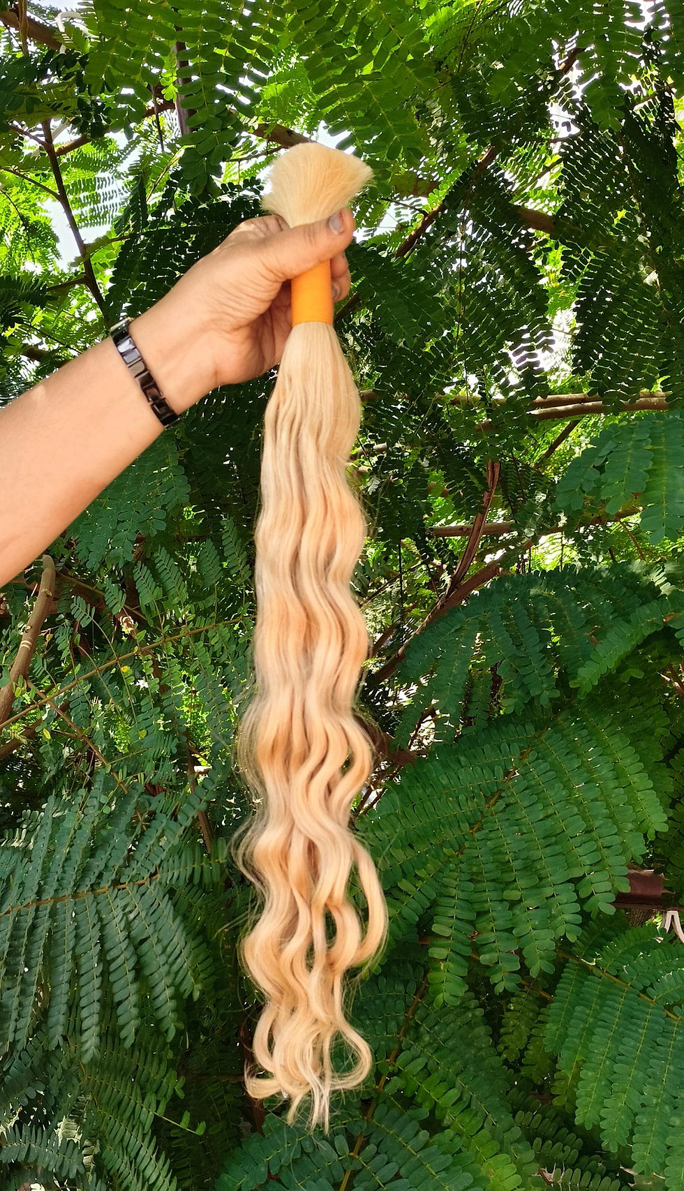 Thumbnail: BLONDE BULK HUMAN HAIR