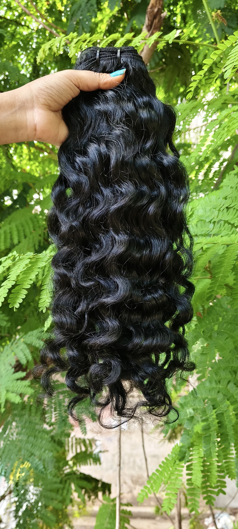Thumbnail: JET BLACK WEFT  HAIR