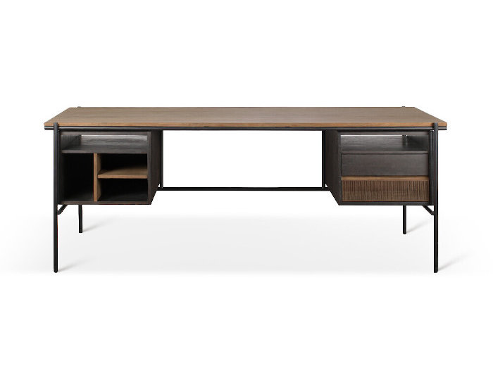 Teak Oscar Desk With Drawers