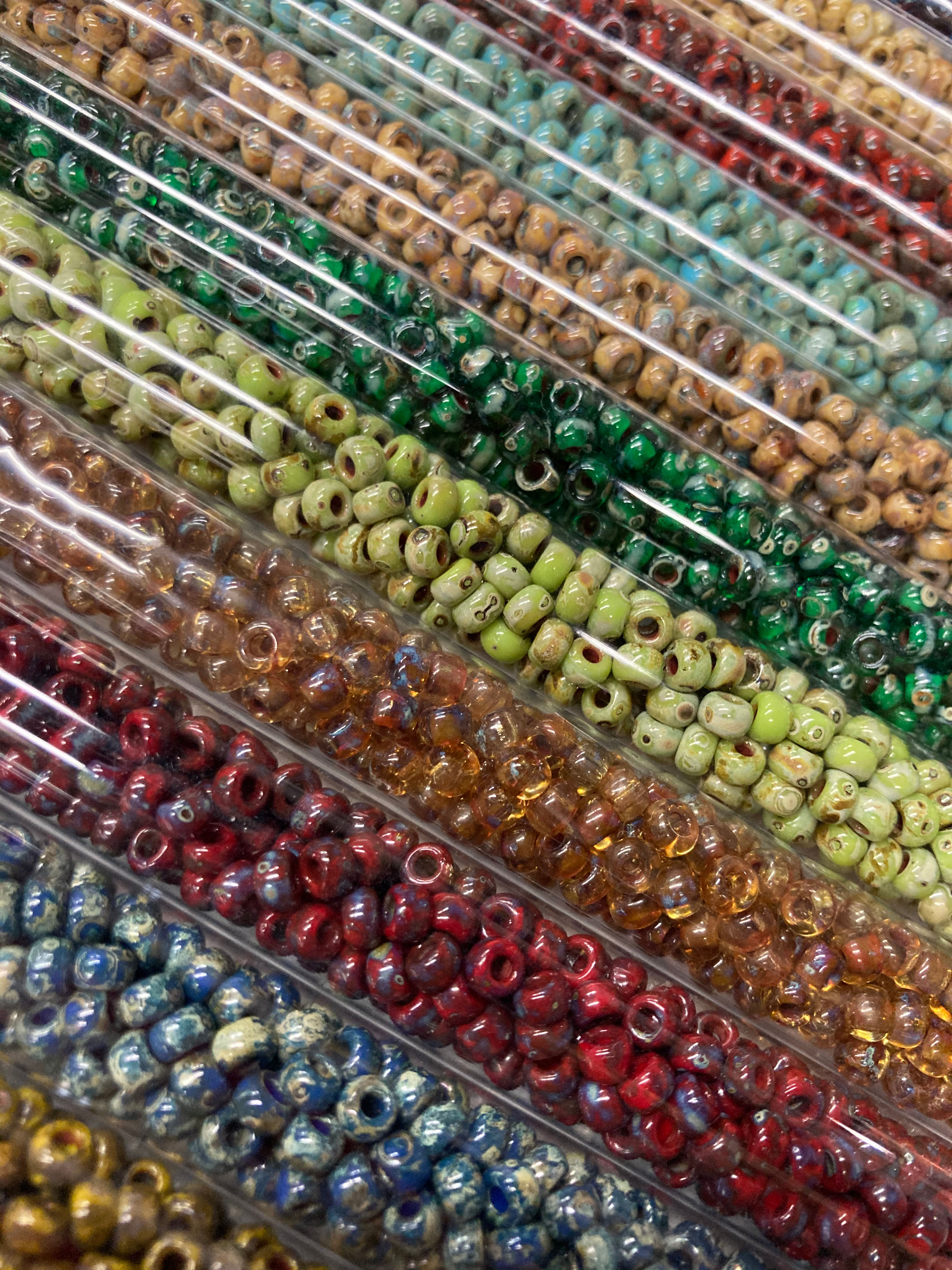 Size 6 Picasso Seed Beads
