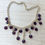 Thumbnail: Purple Swarovski Crystal Necklace