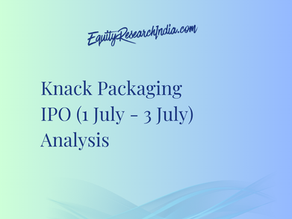 Knack Packaging IPO (1 July - 3 July) Analysis