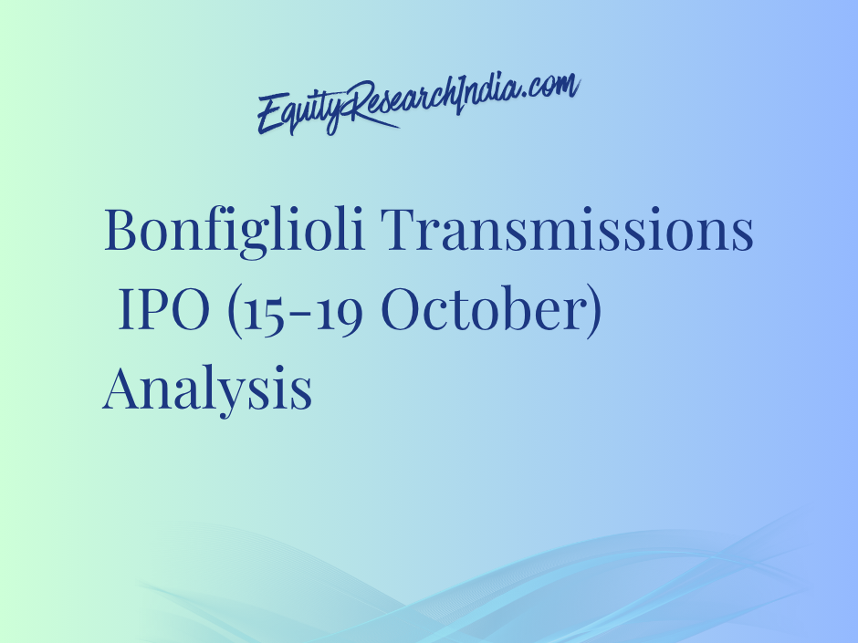 Bonfiglioli Transmissions IPO (15-19 October) Analysis