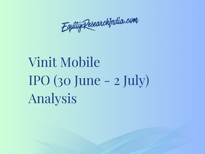 Vinit Mobile IPO (30 June - 2 July) Analysis
