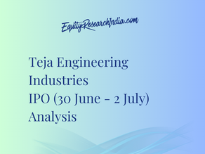 Teja EngineeringIndustries IPO (30 June - 2 July) Analysis