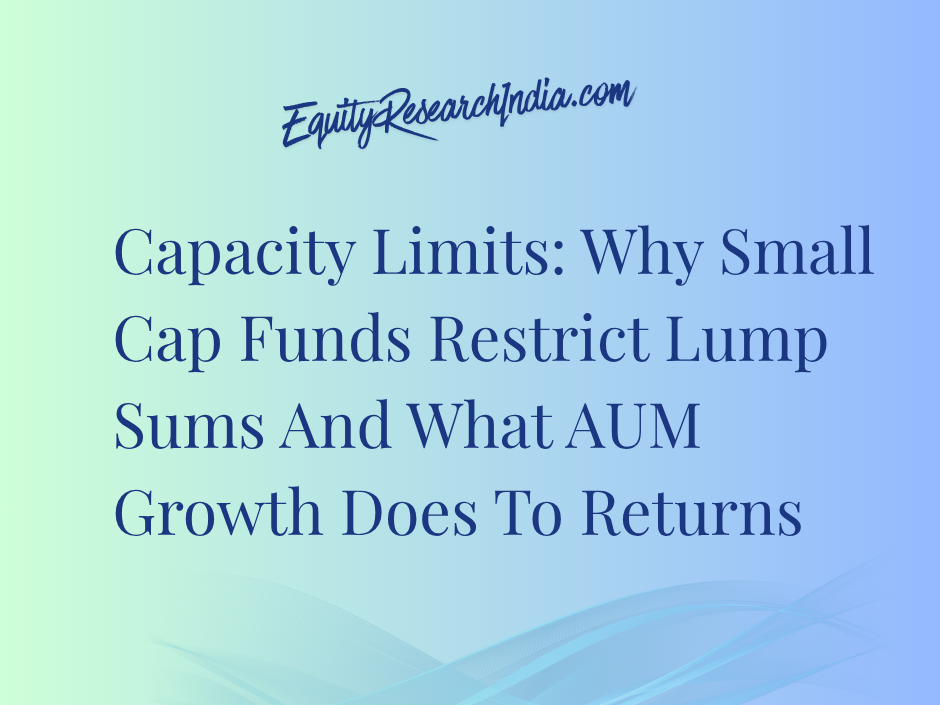 Capacity Limits: Why Small Cap Funds Restrict Lump Sums And What AUM Growth Does To Returns