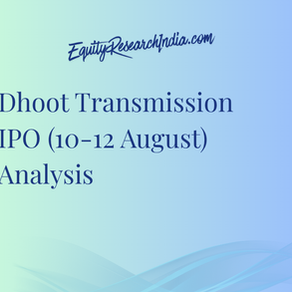 Dhoot Transmission IPO (10-12 August) Analysis
