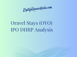 Oravel Stays (OYO) IPO DHRP Analysis