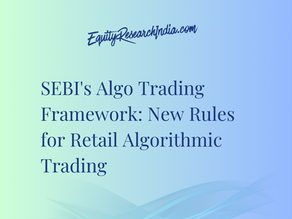 SEBI's Algo Trading Framework: New Rules for Retail Algorithmic Trading