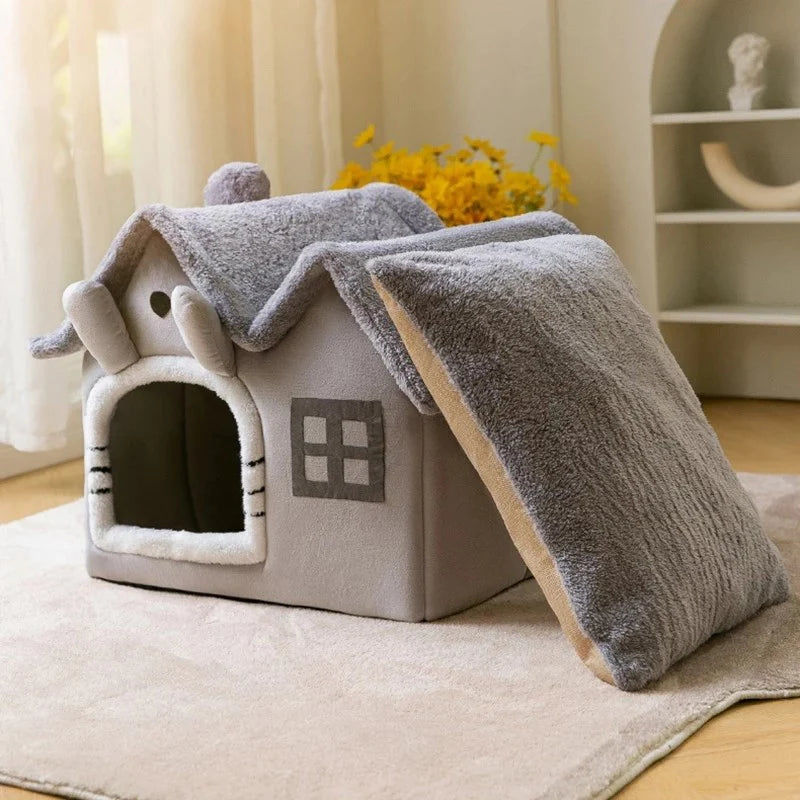 Thumbnail: Removable Roof Plush Pet House