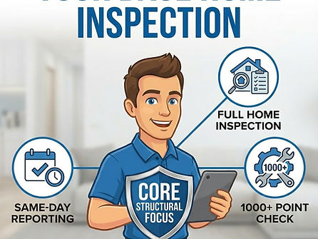 basic home inspection with no extra services
