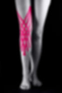 medical taping for leg lymphatic system