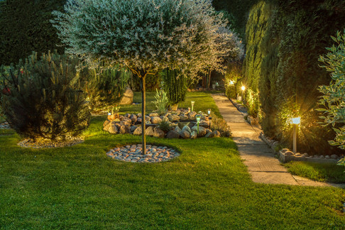 Walkway with outdoor lighting Rehoboth DE