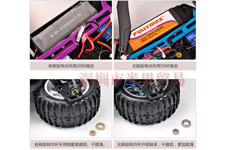 Thumbnail: HSP 94111 1/10 2.4GHz RTR Brushless RC Buggy Car