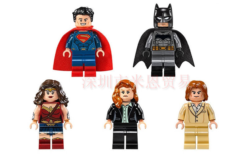 Thumbnail: LEPIN 07019 DC Heroes :Sky High Battle(555pcs)