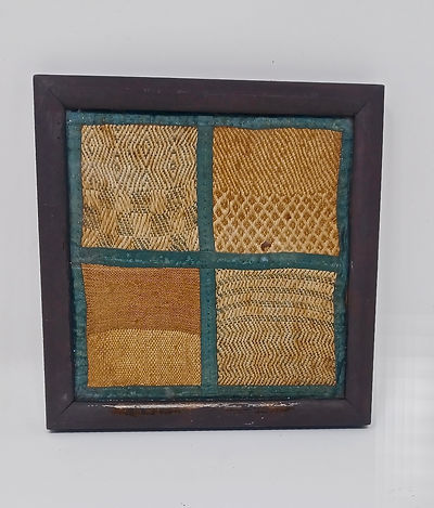 Miniature darning sampler probably Chester County PA