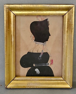 red book artist silhouette ca. 1830