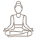Logo méditation yoga