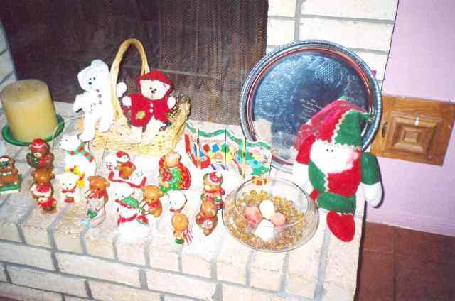 Penny Geiszler's bear collection.