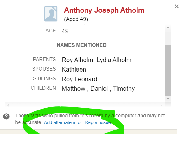 Newspapers.com Edit Index Entries