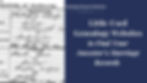 Marriage record for genealogy research