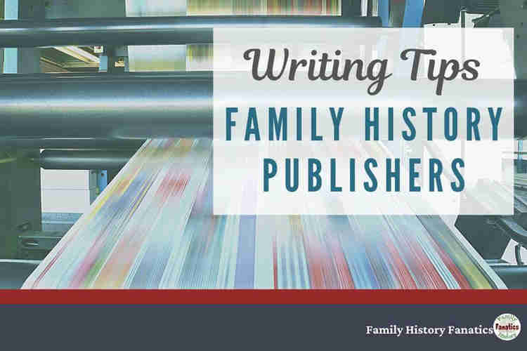 Family History Publishers over a printing press