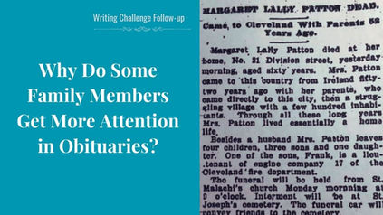 Obituary Genealogy Mysteries: Why Do Some Family Members Get More Attention?