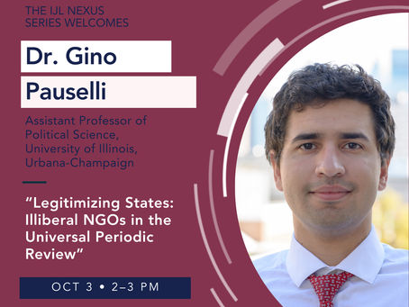 Dr. Gino Pauselli kicks off fall Nexus Series
