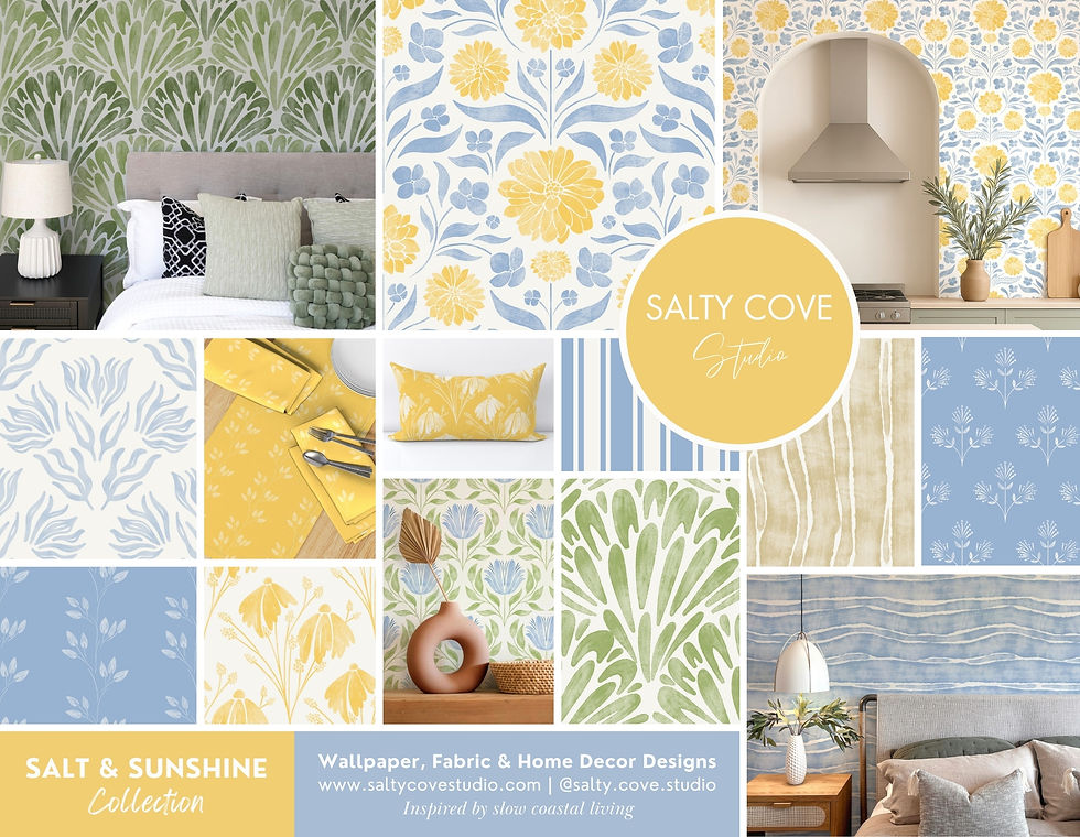 Salt & Sunshine design collection by Salty Cove Studio