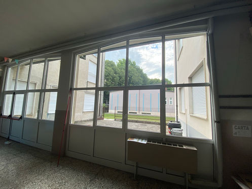 Lavaggio serramenti e vetri