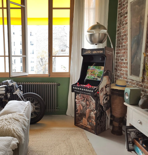 Borne d'arcade decoration d'intérieure personnalisée design Multi jeux retro gaming