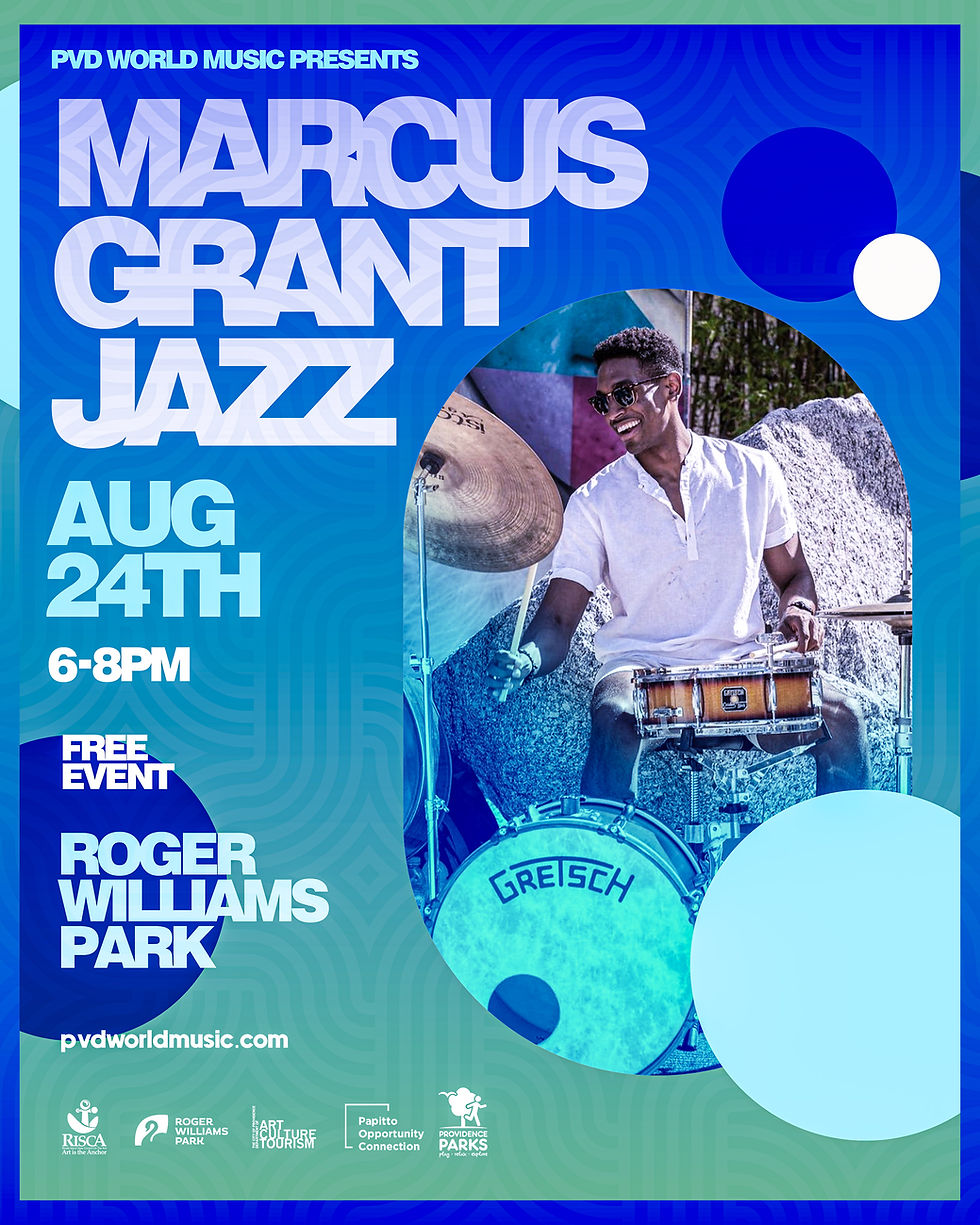 Marcus Grant live at Roger Williams Park Boat House Lawn