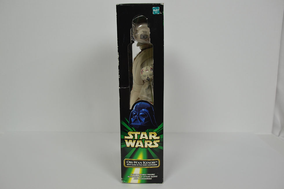 Thumbnail: VINTAGE 1998 HASBRO STAR WARS THE POWER OF THE FORCE OBI-WAN 12 " ACTION FIGURE