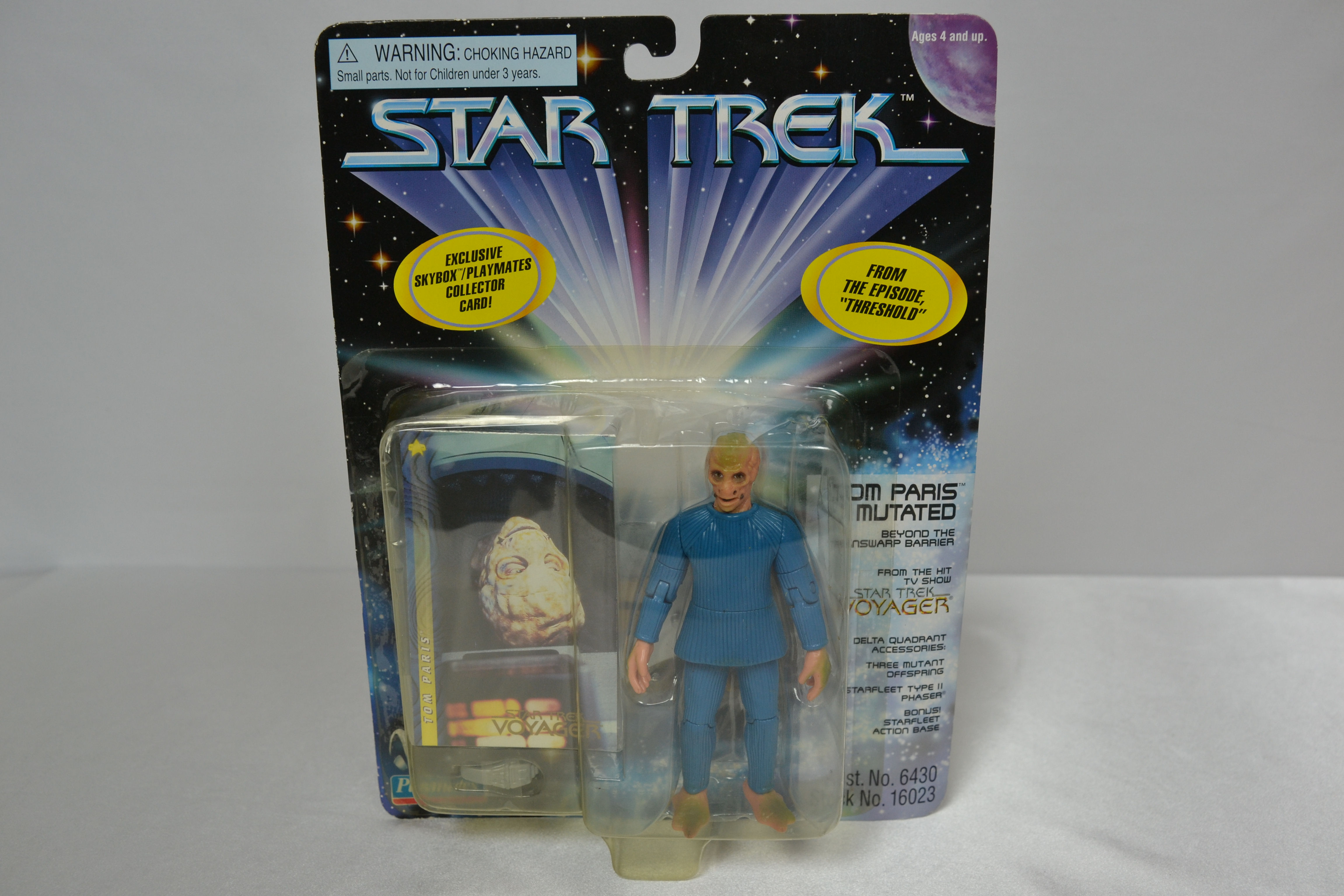 VINTAGE 1997 PLAYMATES STAR TREK VOYAGER TOM PARIS MUTATED ACTION FIGURE
