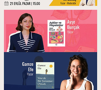 Ayşe Burçak, Gamze Efe, Sustuğum Yerden, Yine de Bir Şansımız Olmalı, Aşklar ve Hayaletler, söyleşi, imza, yazar, kitap, İnadina Edebiyat Kitap Kulübü, inadinaedebiyat, Ankara