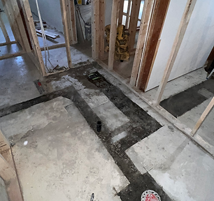 Relocating plumbing system