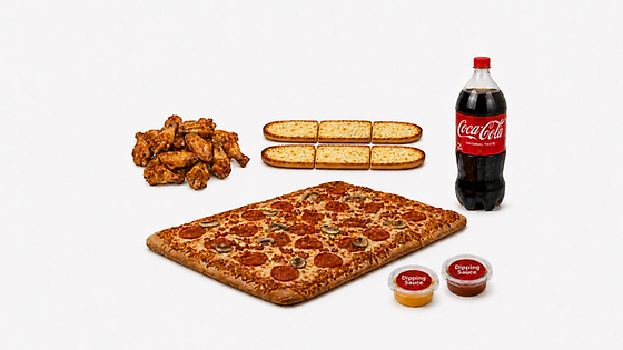 1 Party Pizza (3 Toppings)