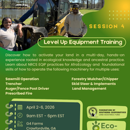 Georgia Training: Level Up Equipment Training April 2nd-6th