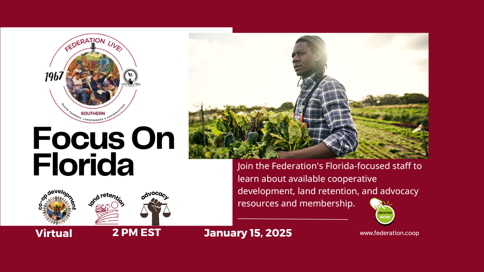 Federation Live! Focus on Florida Outreach, Education & Technical Assistance