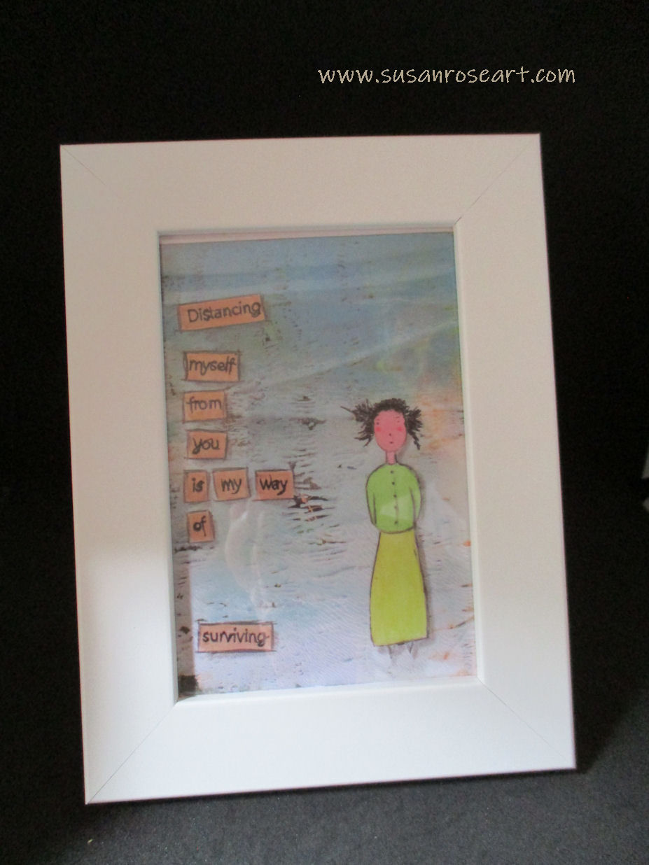 Thumbnail: I Need Distance. Domestic abuse Art